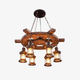 Aurzorir Lustre Bois Vintage