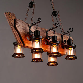 Aurzorir Lustre Bois Vintage