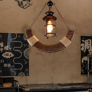 Aurzorir Lustre Bois Vintage