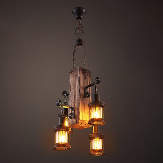 Aurzorir Lustre Bois Vintage