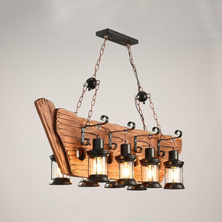 Aurzorir Lustre Bois Vintage