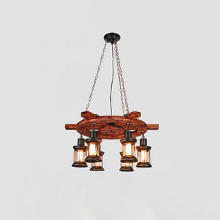 Aurzorir Lustre Bois Vintage