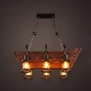Aurzorir Lustre Bois Vintage