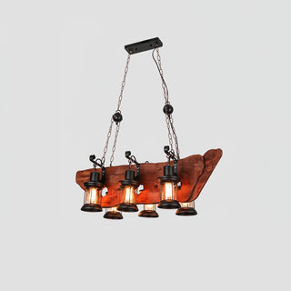 Aurzorir Lustre Bois Vintage