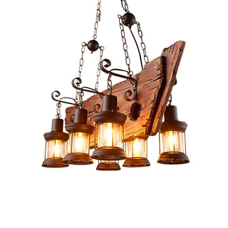 Aurzorir Lustre Bois Vintage