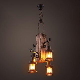 Aurzorir Lustre Bois Vintage