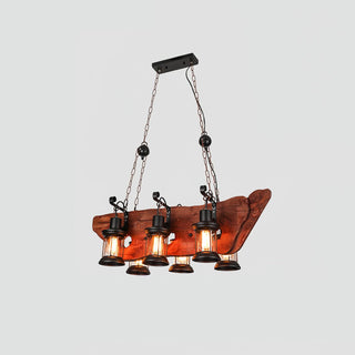 Aurzorir Lustre Bois Vintage
