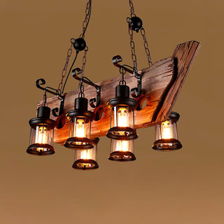 Aurzorir Lustre Bois Vintage