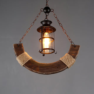 Aurzorir Lustre Bois Vintage