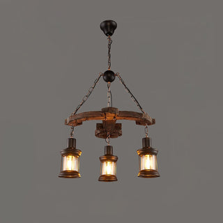 Aurzorir Lustre Bois Vintage