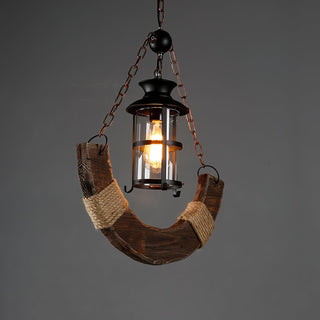 Aurzorir Lustre Bois Vintage