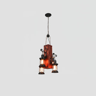 Aurzorir Lustre Bois Vintage