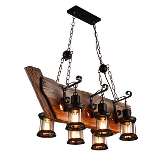 Aurzorir Lustre Bois Vintage