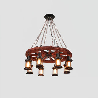 Aurzorir Lustre Bois Vintage