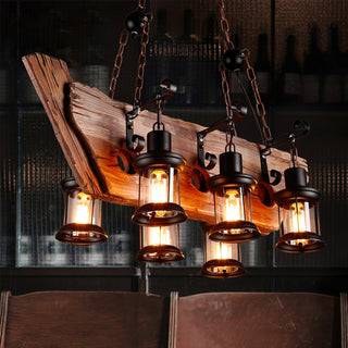 Aurzorir Lustre Bois Vintage