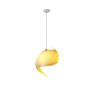 Cumiror Postmoderne Luxe Coquille Bois Bois Pendentif Lumière