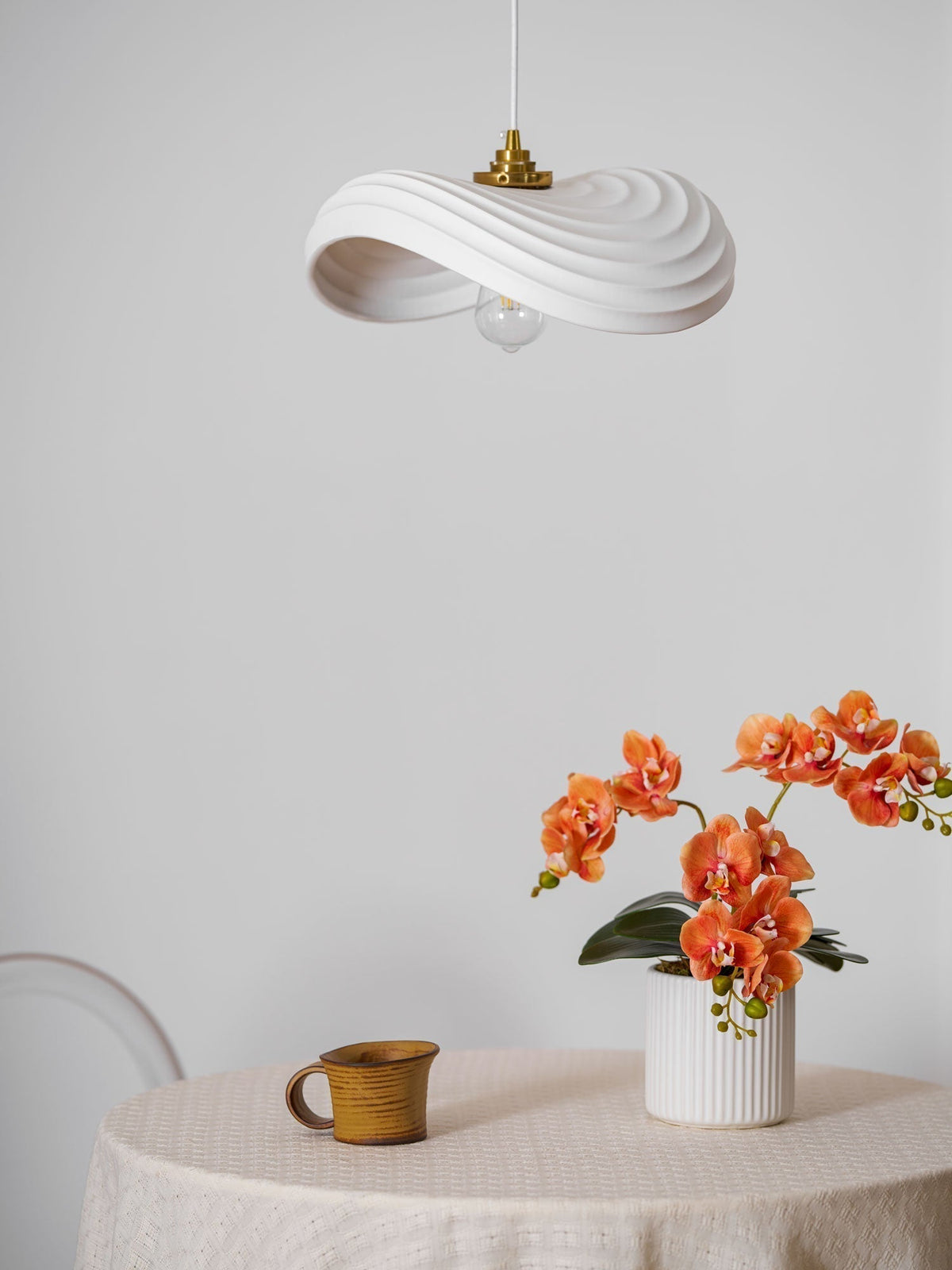 Lila Suspension Moderne en Résine