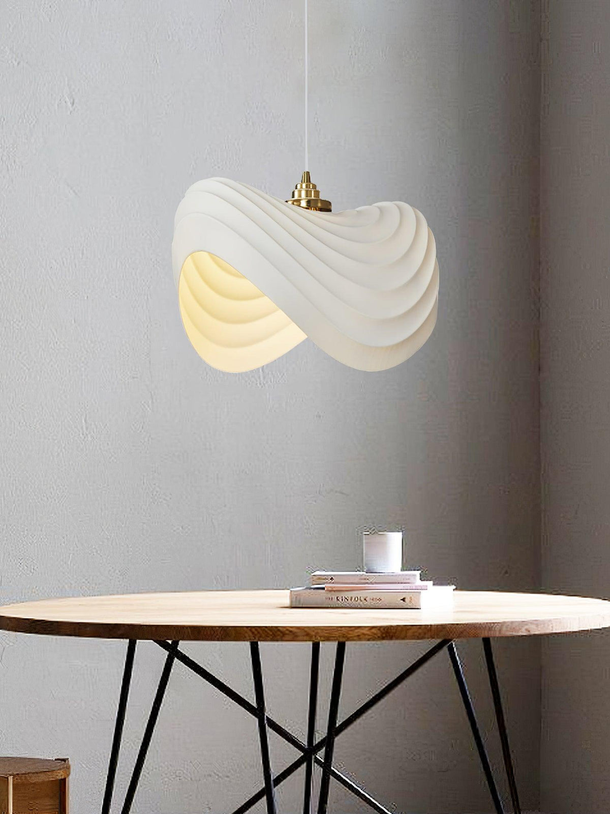 Lila Suspension Moderne en Résine
