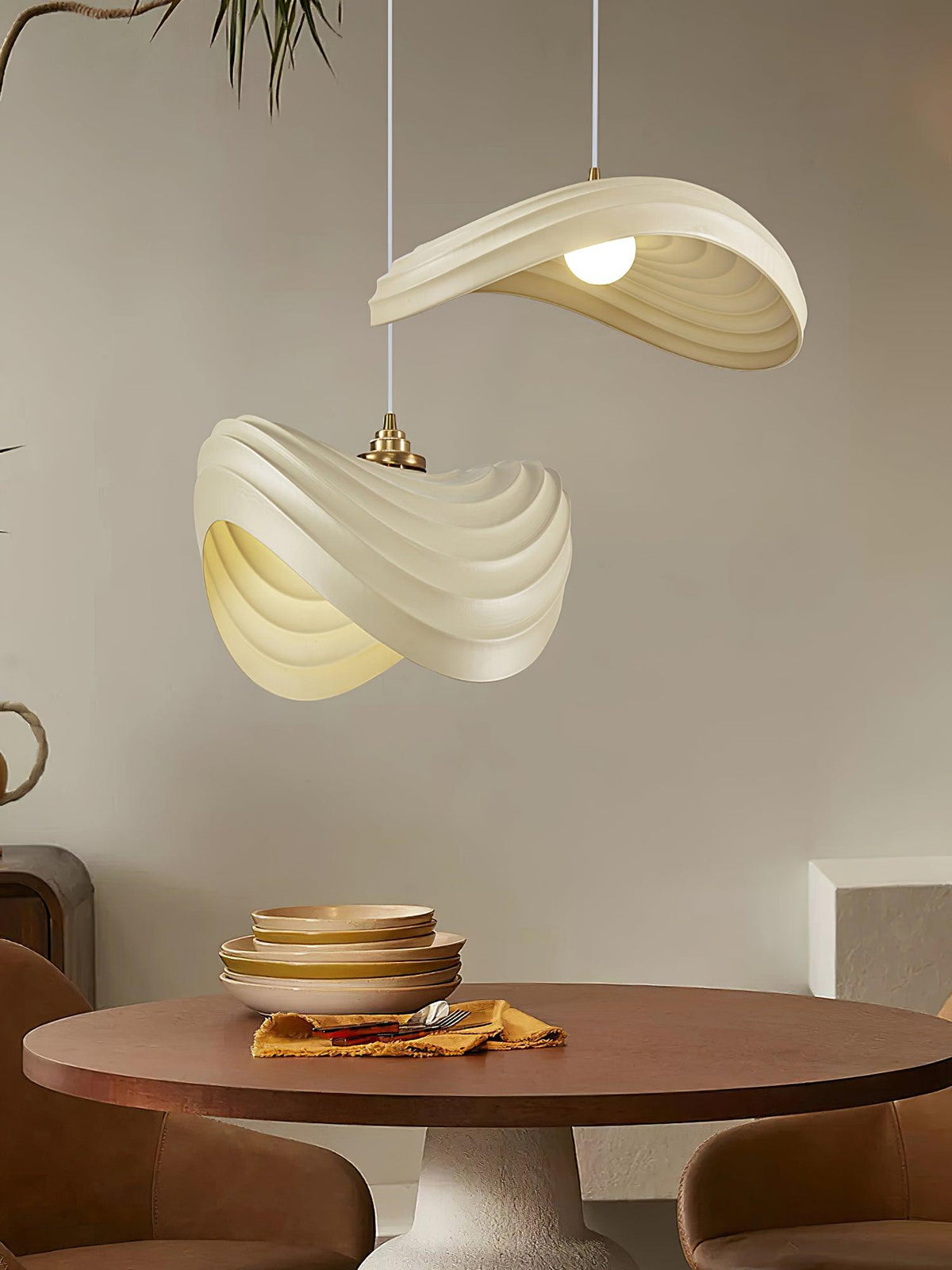Lila Suspension Moderne en Résine