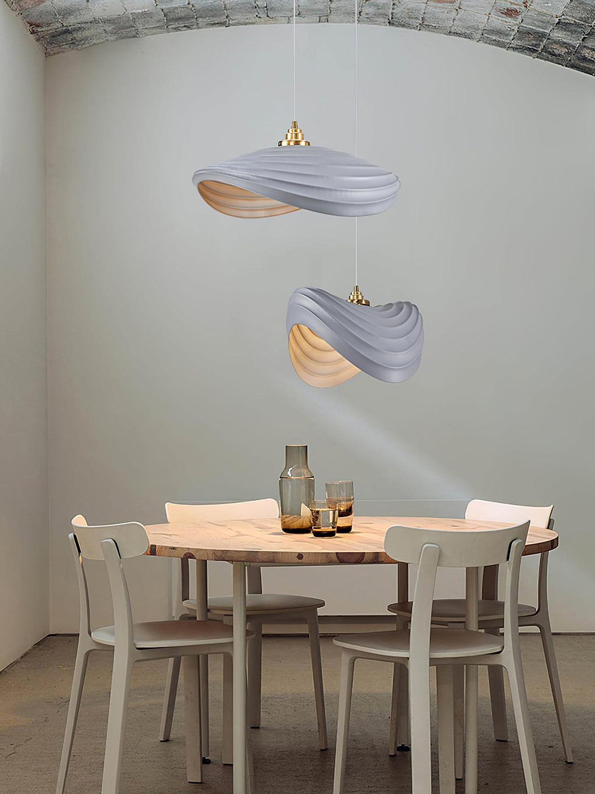 Lila Suspension Moderne en Résine