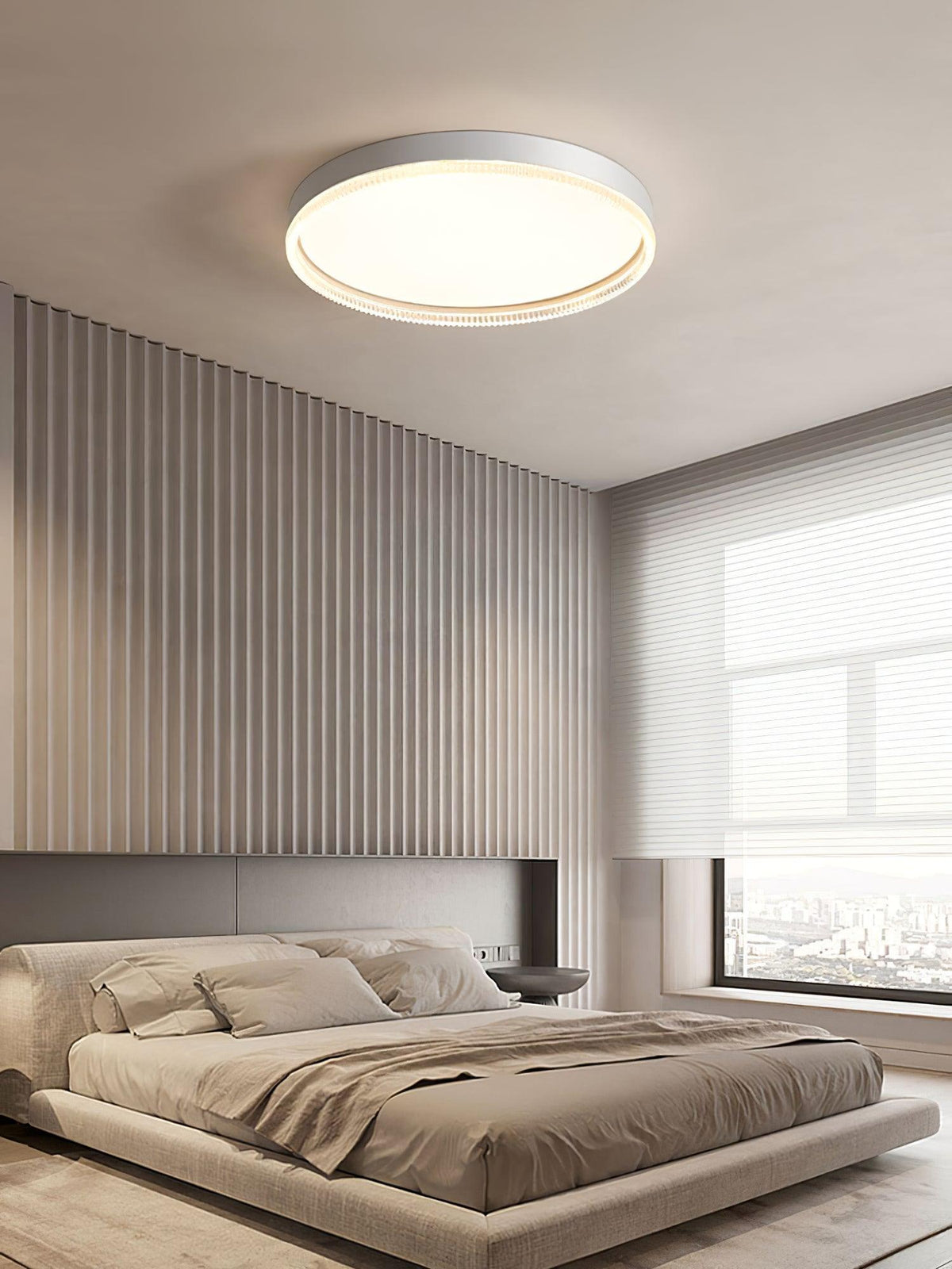 Beloris Plafonnier Minimaliste Blanc