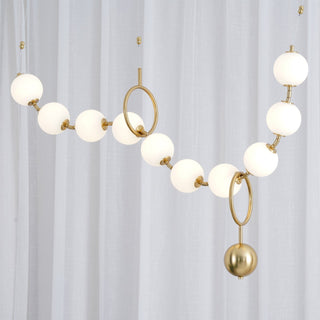 Lustra Suspension Lampe Collier en Verre