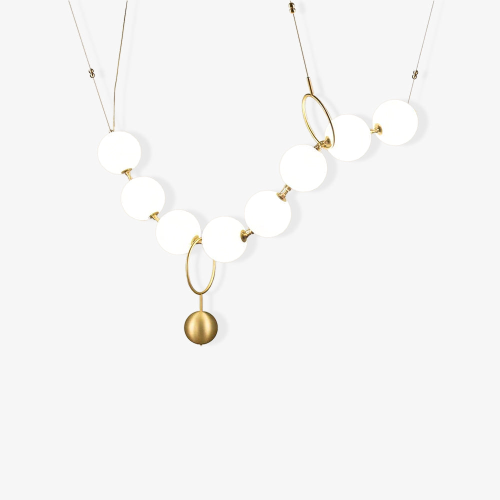 Laureya Suspension Lampe Collier en Verre