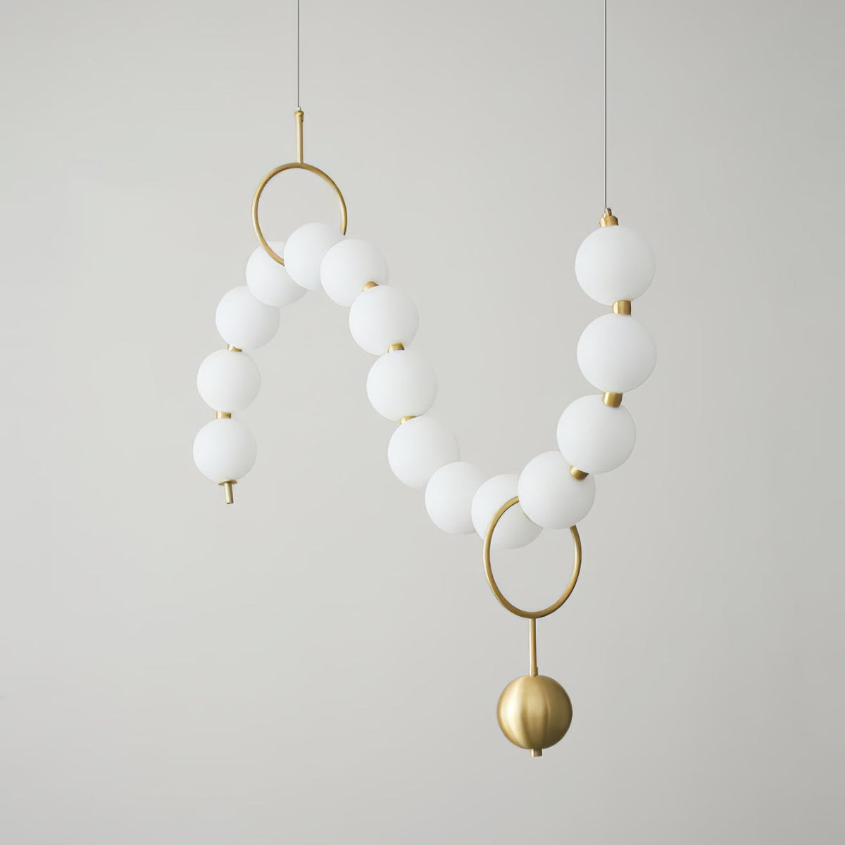 Laureya Suspension Lampe Collier en Verre
