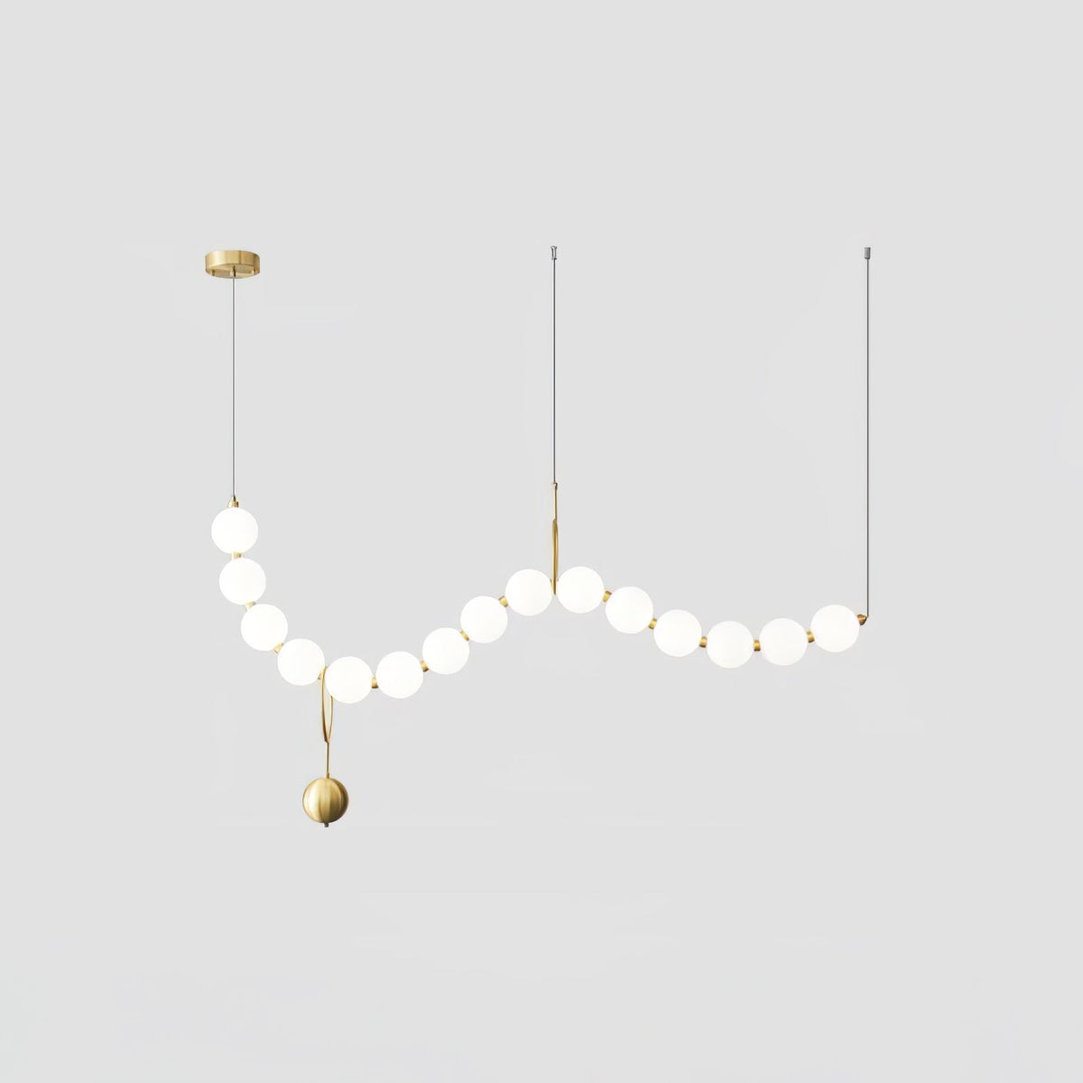 Laureya Suspension Lampe Collier en Verre