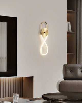 Ilirel Applique Murale Art Collier Anneau en Laiton
