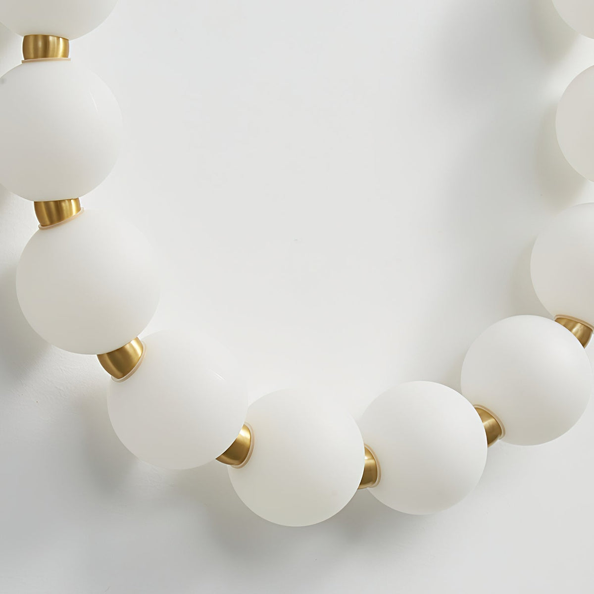 Linina Applique Murale Art Collier Anneau en Laiton