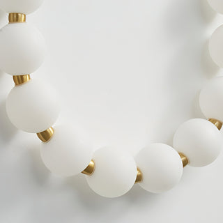 Ilirel Applique Murale Art Collier Anneau en Laiton