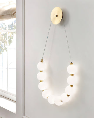 Ilirel Applique Murale Art Collier Anneau en Laiton