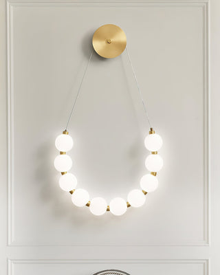 Ilirel Applique Murale Art Collier Anneau en Laiton
