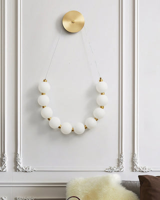 Ilirel Applique Murale Art Collier Anneau en Laiton