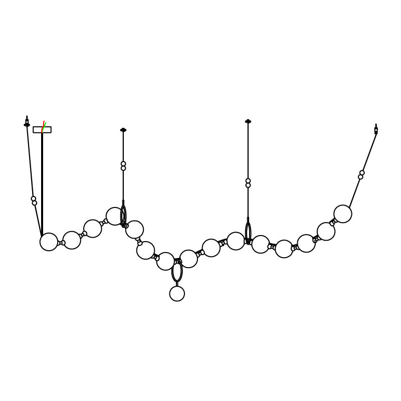 Laureya Suspension Lampe Collier en Verre