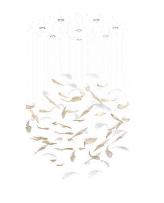 Orinila Suspension en Verre Luxueuse