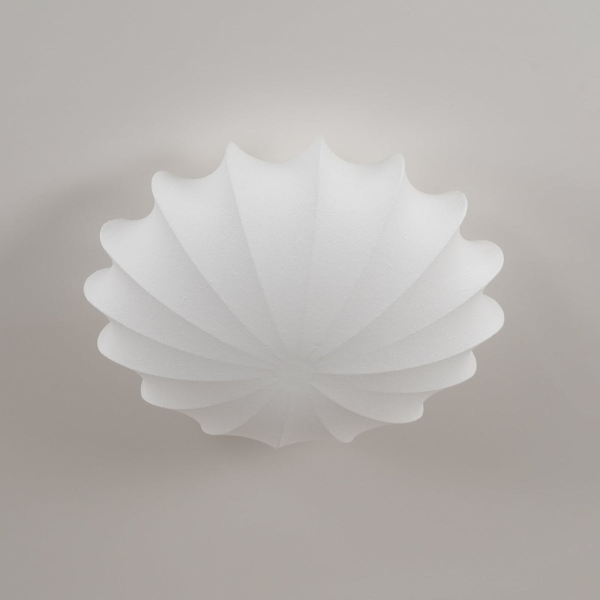 Zorenae Plafonnier Tissu Coquillage Sculptural Élégant