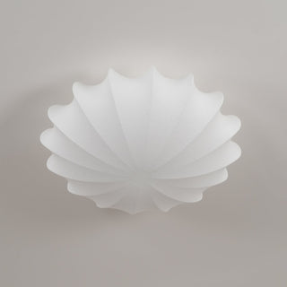 Solara Plafonnier Tissu Coquillage Sculptural Élégant