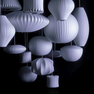 Nebula Lampe Suspendue en Soie de Mûrier Boule