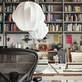 Nebula Lampe Suspendue en Soie de Mûrier Boule
