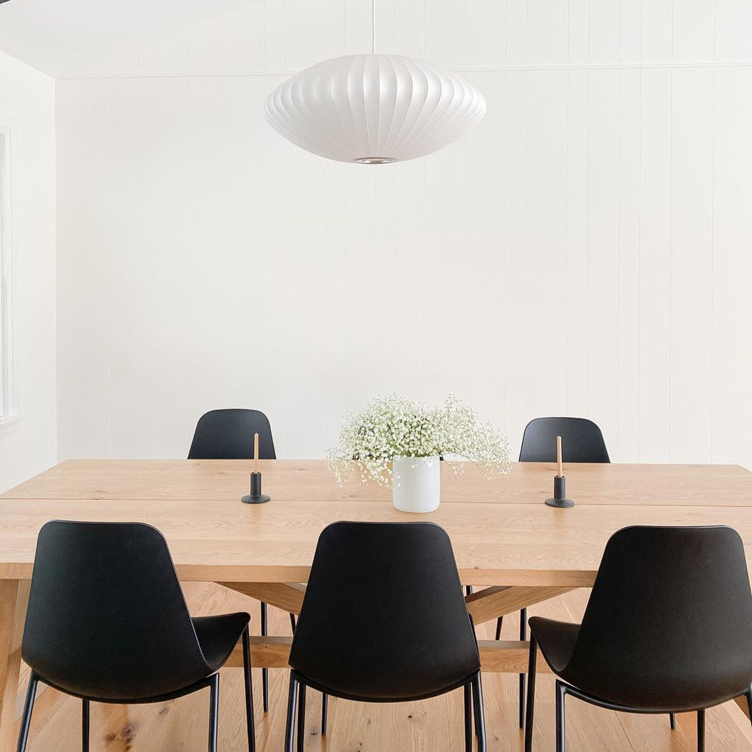 Solarnce Suspension Minimaliste en Soie et Acier