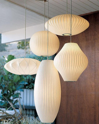 Solarnce Suspension Minimaliste en Soie et Acier