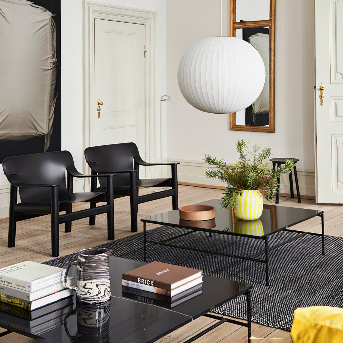 Nebula Lampe Suspendue en Soie de Mûrier Boule