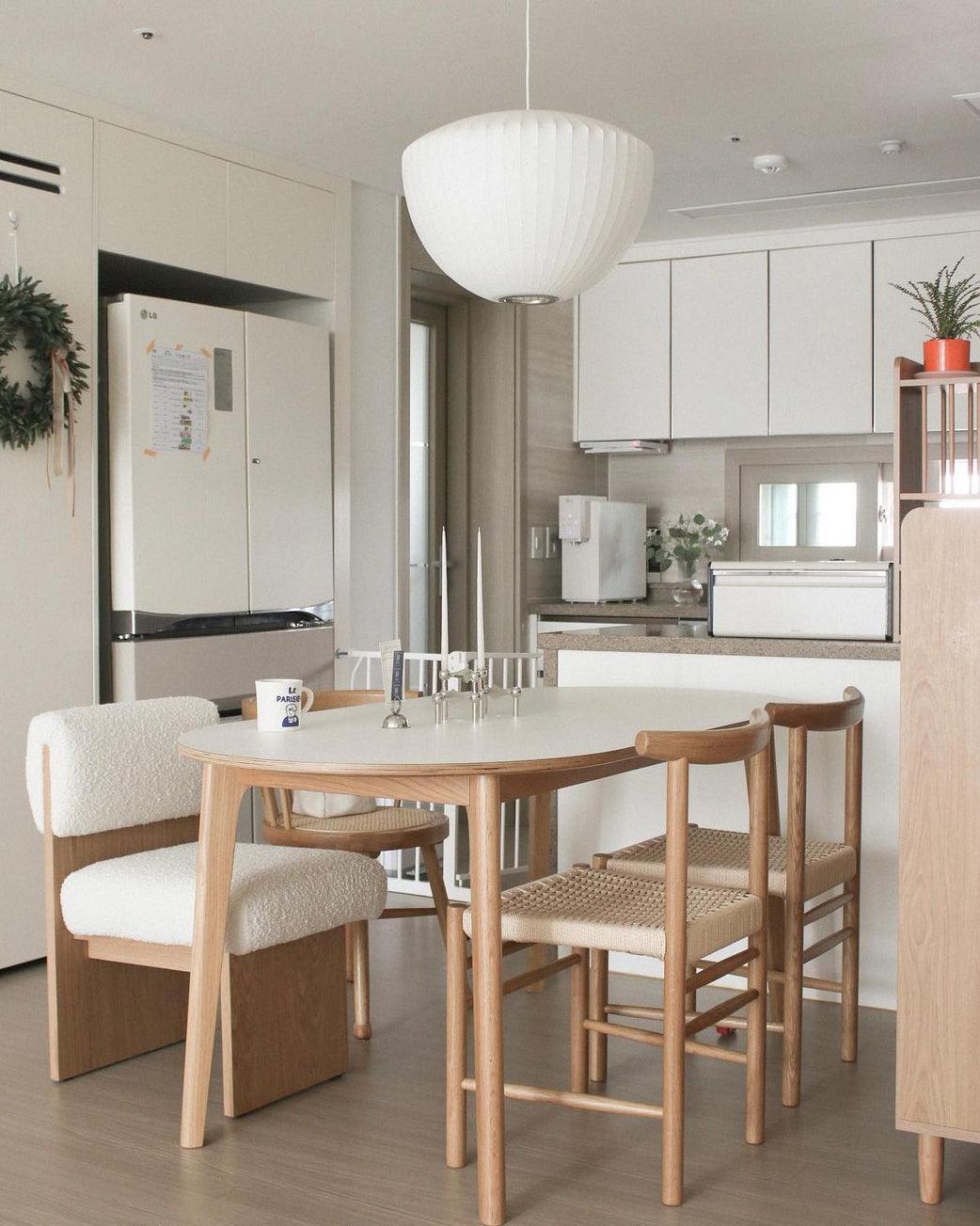 Alvaris White Modern Pendant Light-Neutral Decor