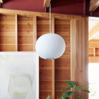 Nebula Lampe Suspendue en Soie de Mûrier Boule