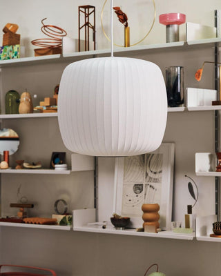 Nebula Lampe Suspendue en Soie de Mûrier Boule