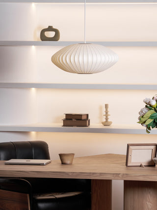 Nebula Lampe Suspendue en Soie de Mûrier Boule