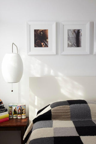 Lustra Applique Murale Boule en Noyer