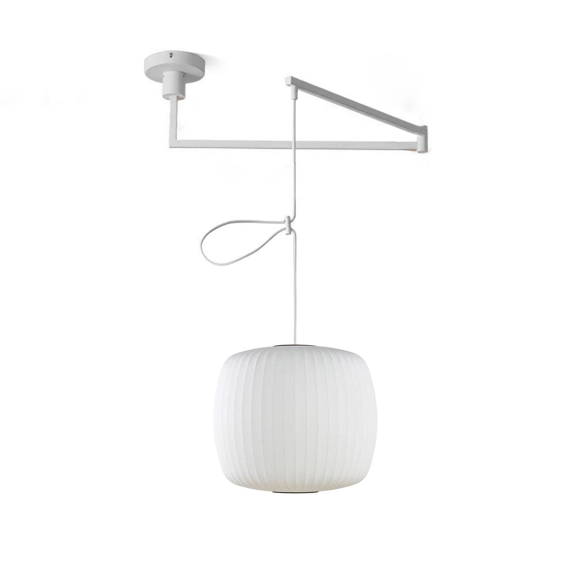 Solarnce Suspension Minimaliste en Soie et Acier